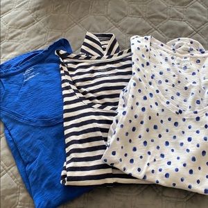 Bundle of maternity shirts